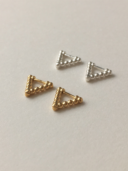 mini triangle earring