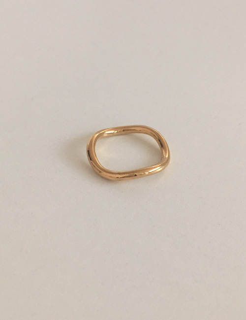 slim wave ring [gold]