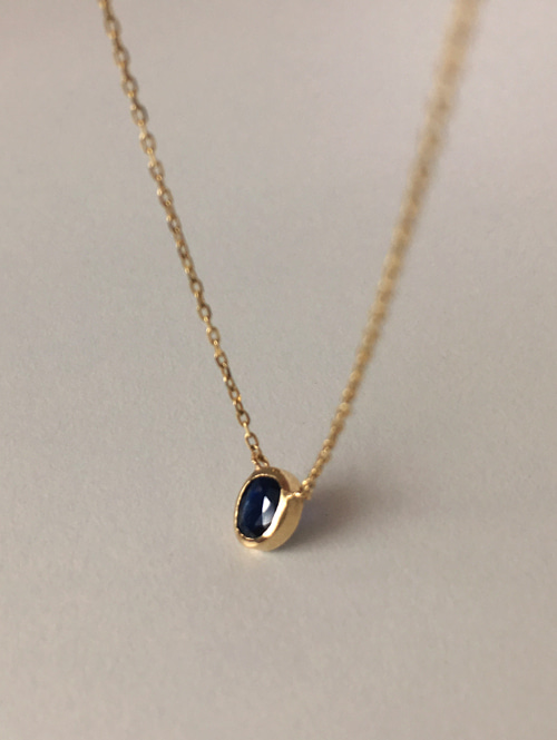 14k blue necklace